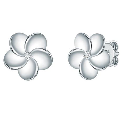 Lulu & Jane  Diamant-Ohrstecker Blume 