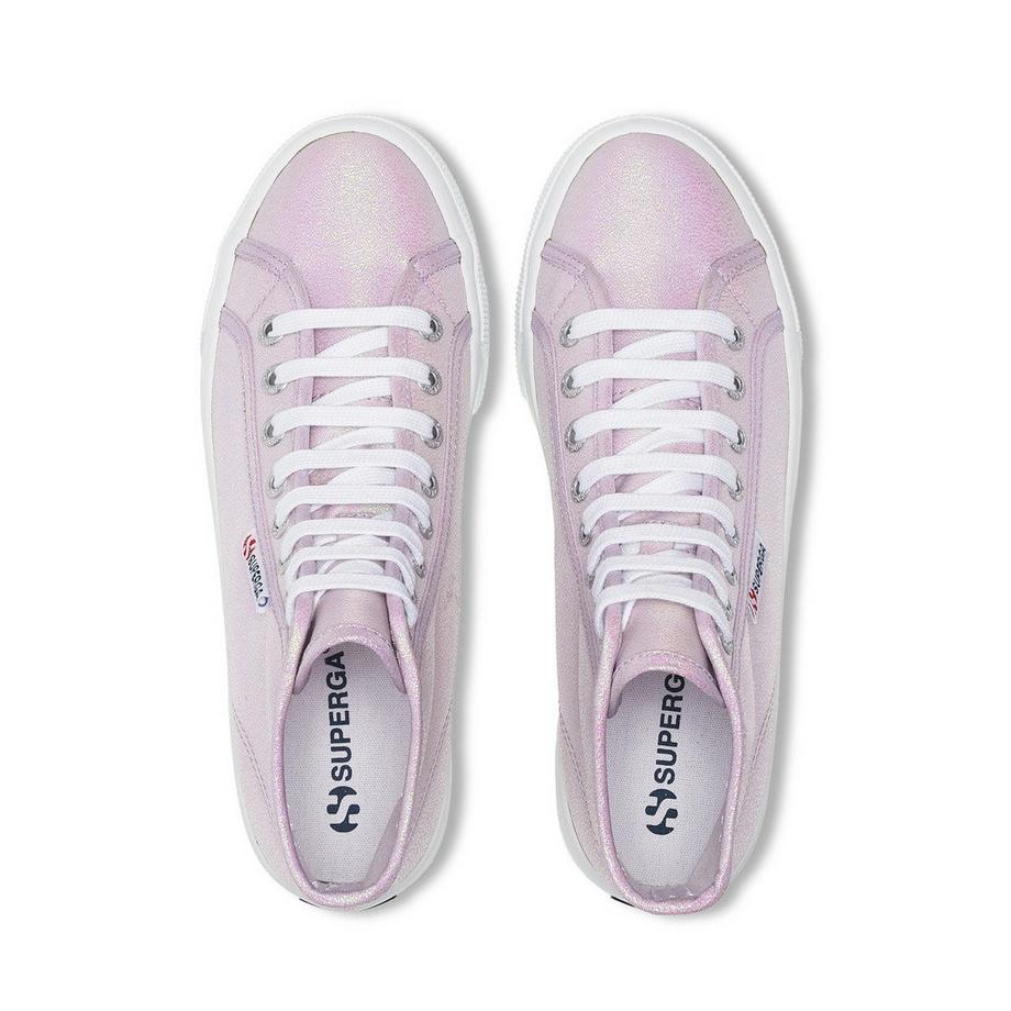 SUPERGA 2708 Lamé High Top Sneakers  
