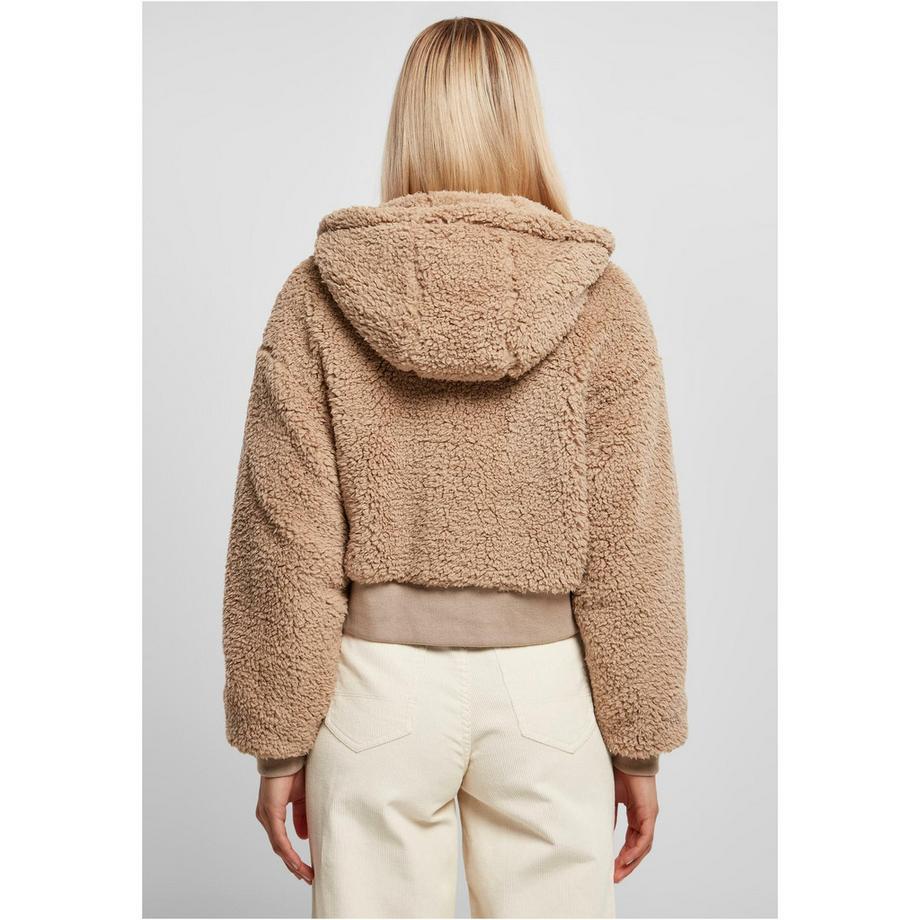 URBAN CLASSICS Oversized Sherpa GT Kurze Fleecejacke  