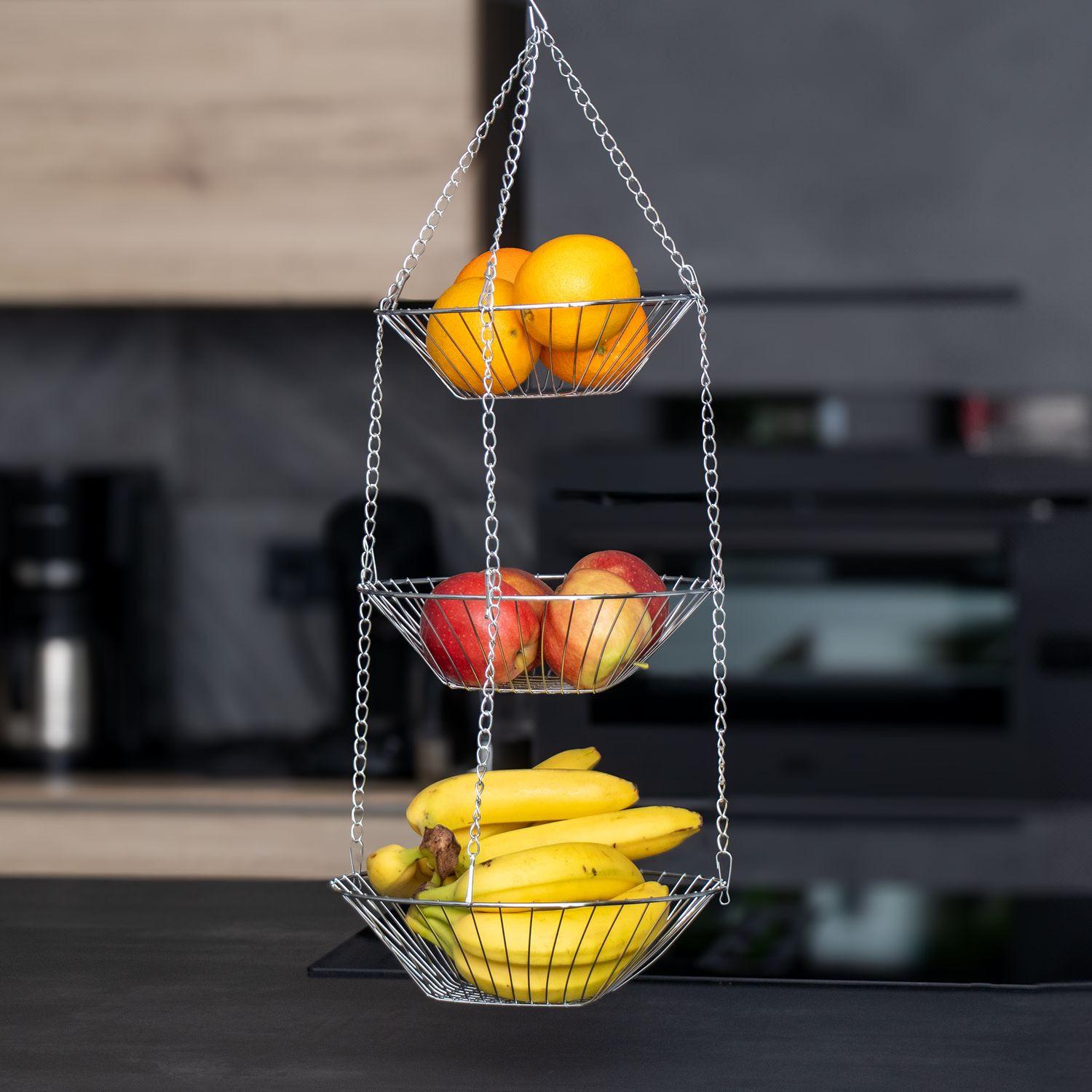 Intirilife Intirilife Panier suspendu de cuisine pour fruits et légumes  