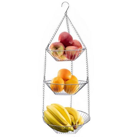 Intirilife Intirilife Panier suspendu de cuisine pour fruits et légumes  