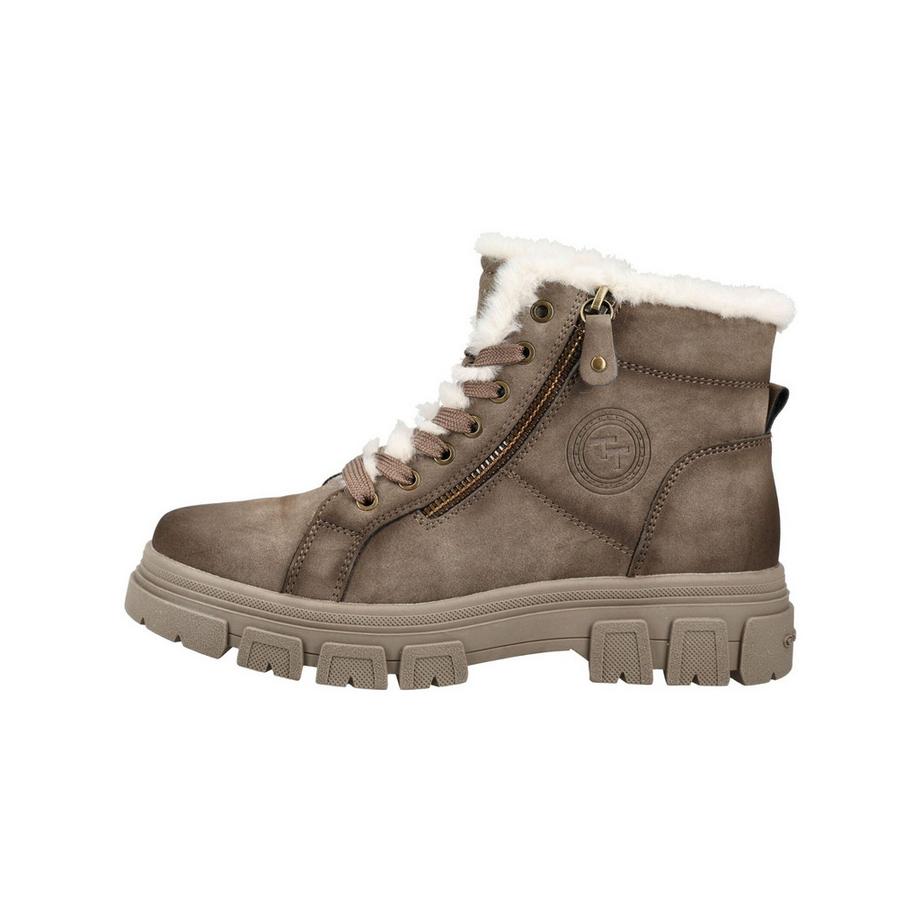 TOM TAILOR Schnürstiefelette mit Chunky-Sohle  