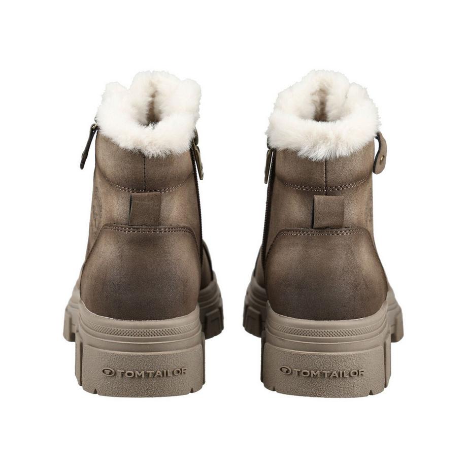 TOM TAILOR Schnürstiefelette mit Chunky-Sohle  