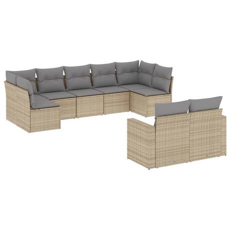 VidaXL Garten sofagarnitur poly-rattan  