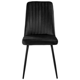 Beliani Set di 4 sedie da pranzo en Velluto Scandinavo KIRBY  