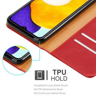 Cadorabo  Housse compatible avec Samsung Galaxy A13 5G - Coque de protection avec fermeture magnétique, fonction de support et compartiment pour carte 