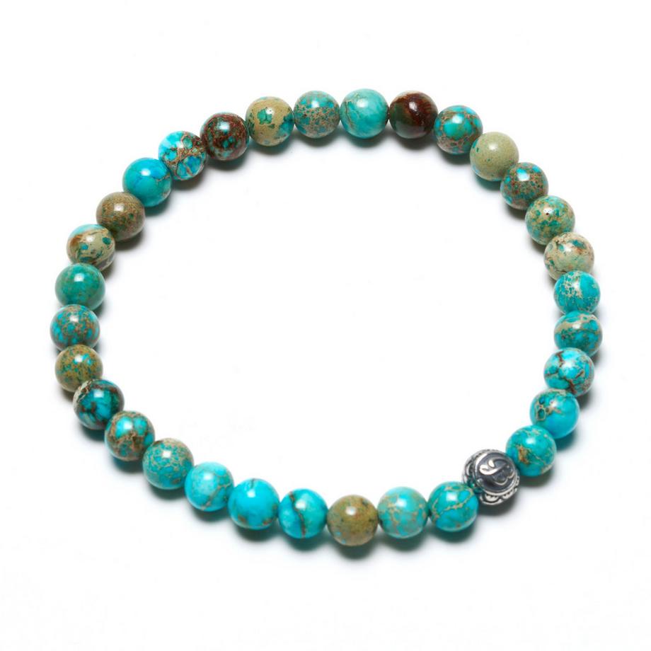 Balibay  Keijo  Armband mit Jaspis und 925 Silber 