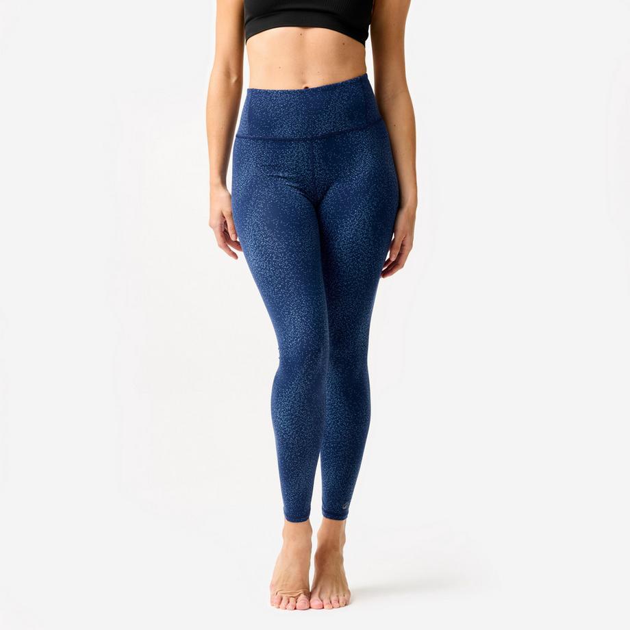 Tanz-Leggings mit hoher Taille und flachem Bund , bedruckt