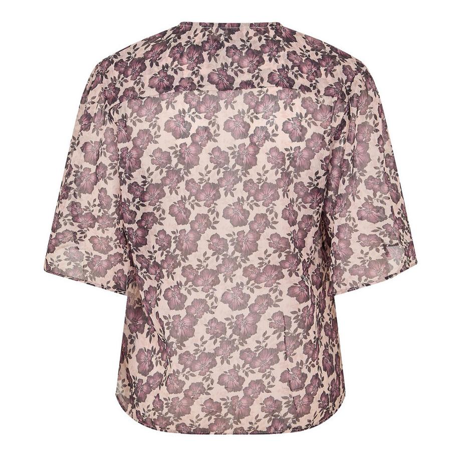 FRENCH CONNECTION  Blouse Manches Bouffantes Motiftyle Elysian Floral 