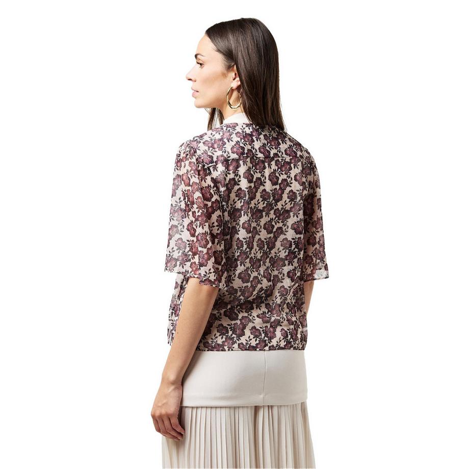 FRENCH CONNECTION  Blouse Manches Bouffantes Motiftyle Elysian Floral 
