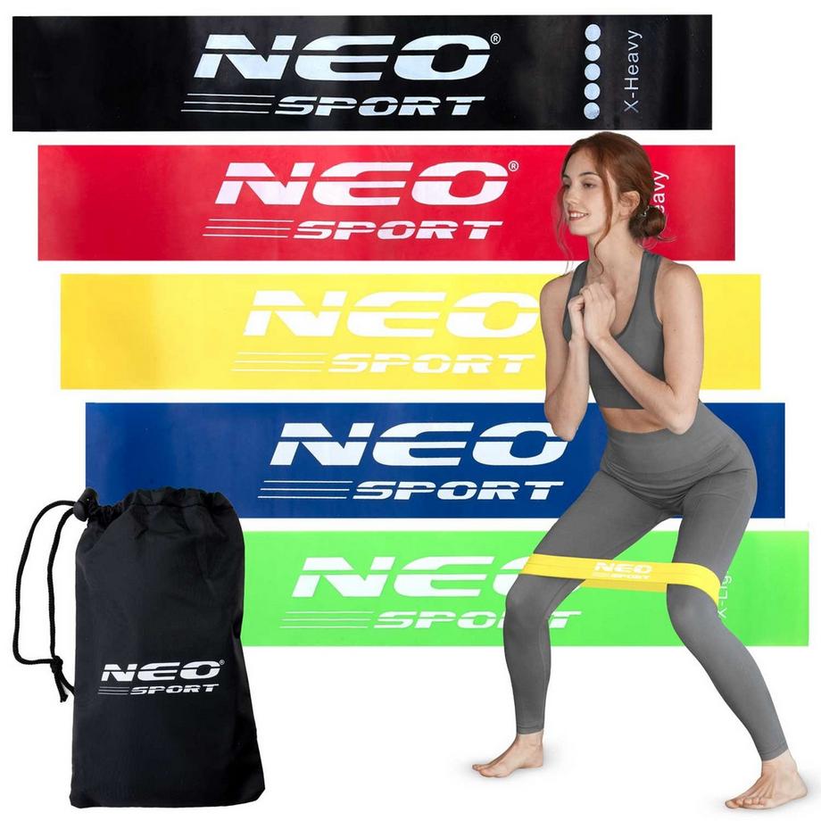 B2X  Set con fasce da allenamento NS-959 Neo-Sport, 5 pz 