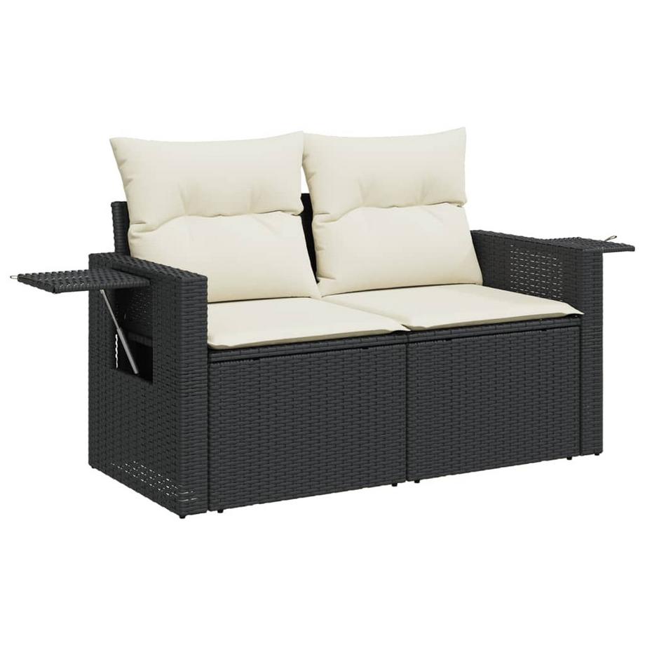 VidaXL set di divani da giardino Polirattan  