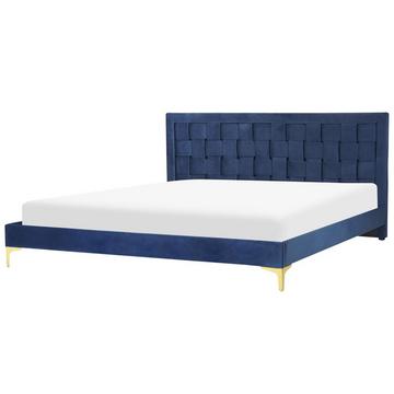 Letto con rete a doghe en Velluto Moderno LIMOUX