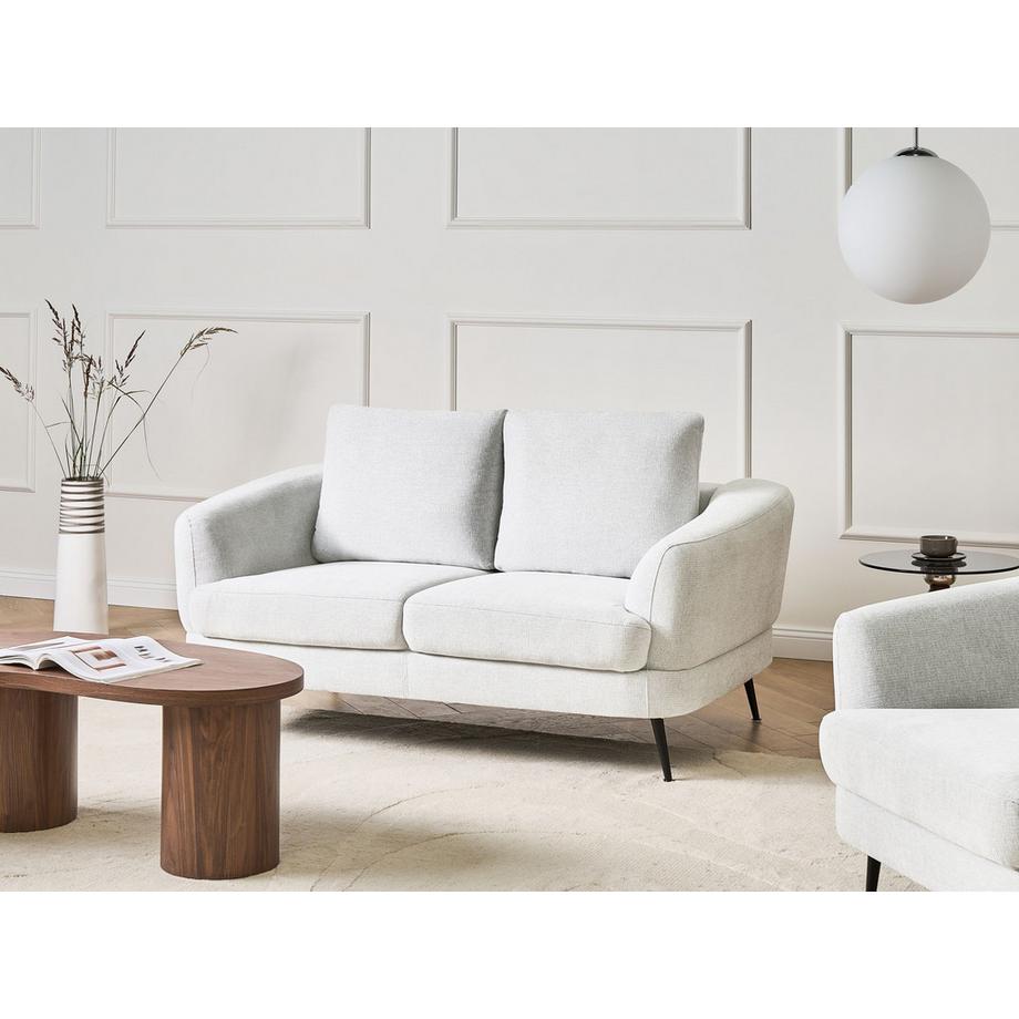 Beliani 2 Sitzer Sofa aus Stoff Modern KJAER  
