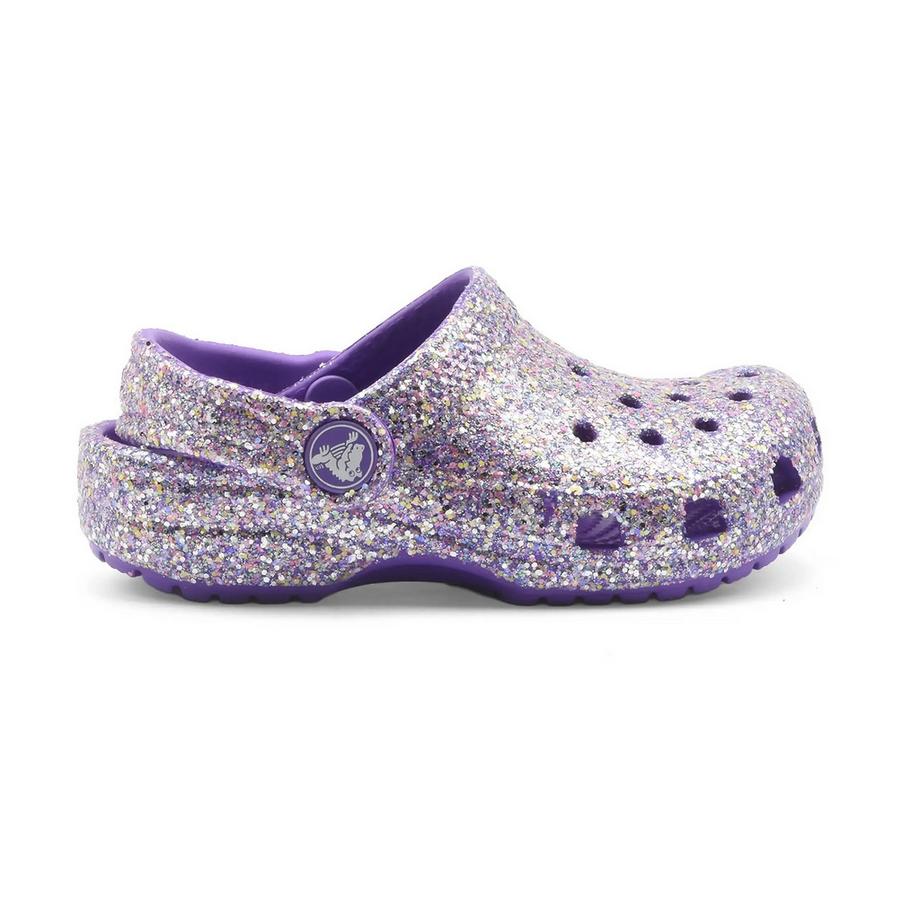 crocs Clog Classique Pailleté Violet  