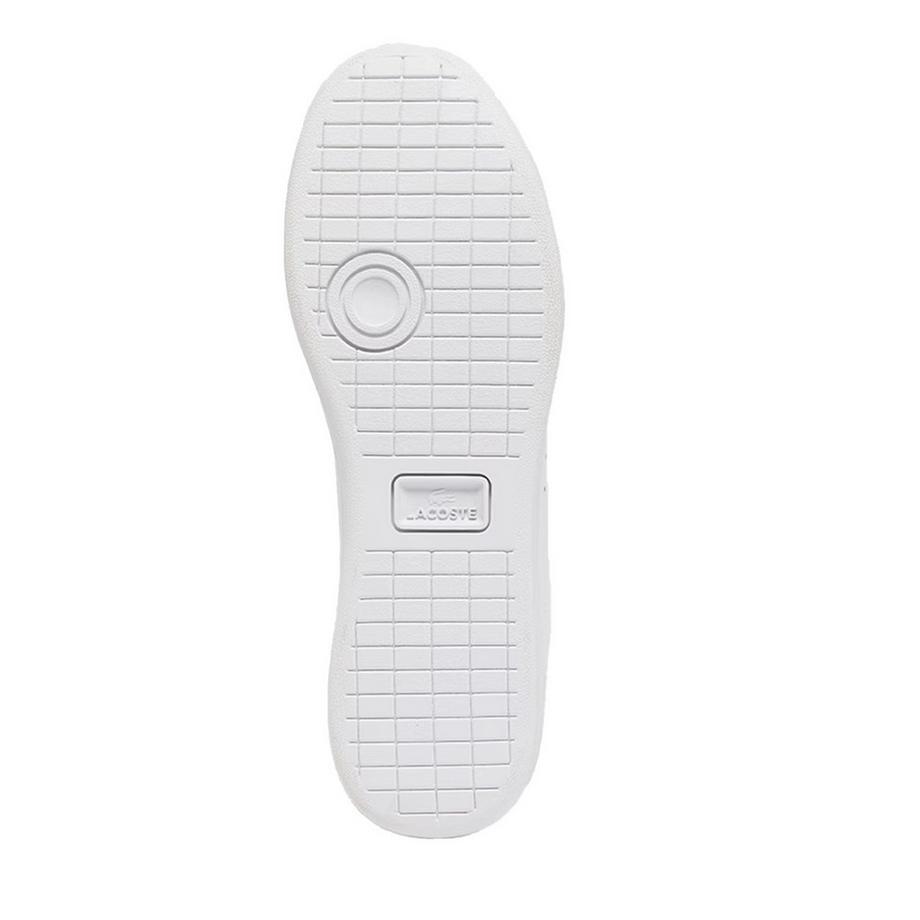 LACOSTE Carnaby Leder Sneaker Flach  