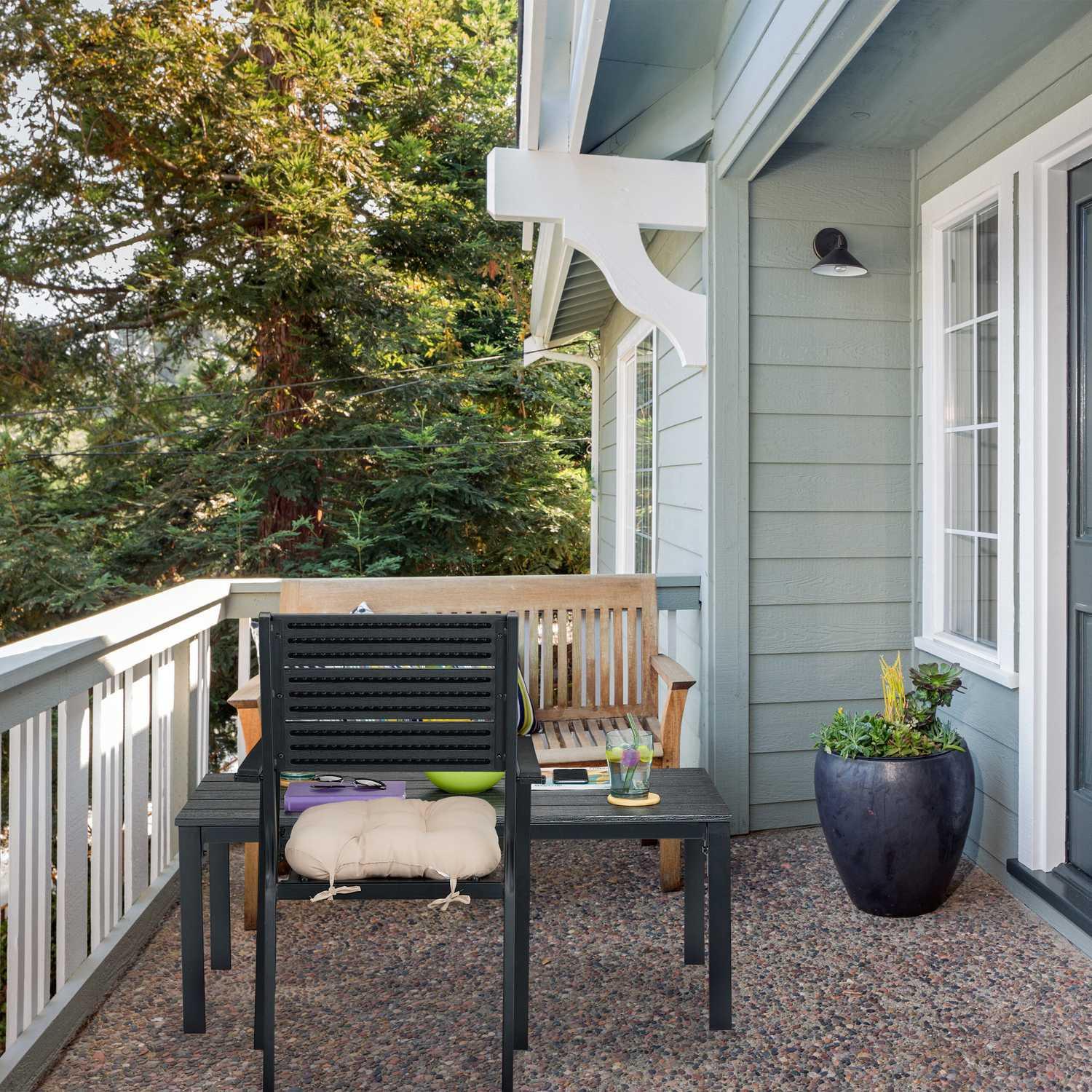 Northix Lot de 2 chaises de jardin  