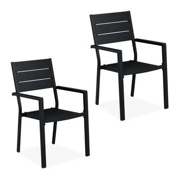 Lot de 2 chaises de jardin