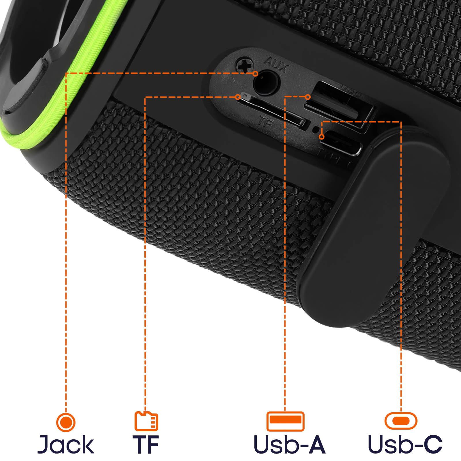 Wiwu  Enceinte Bluetooth WiWU Thunder H5 Noir 