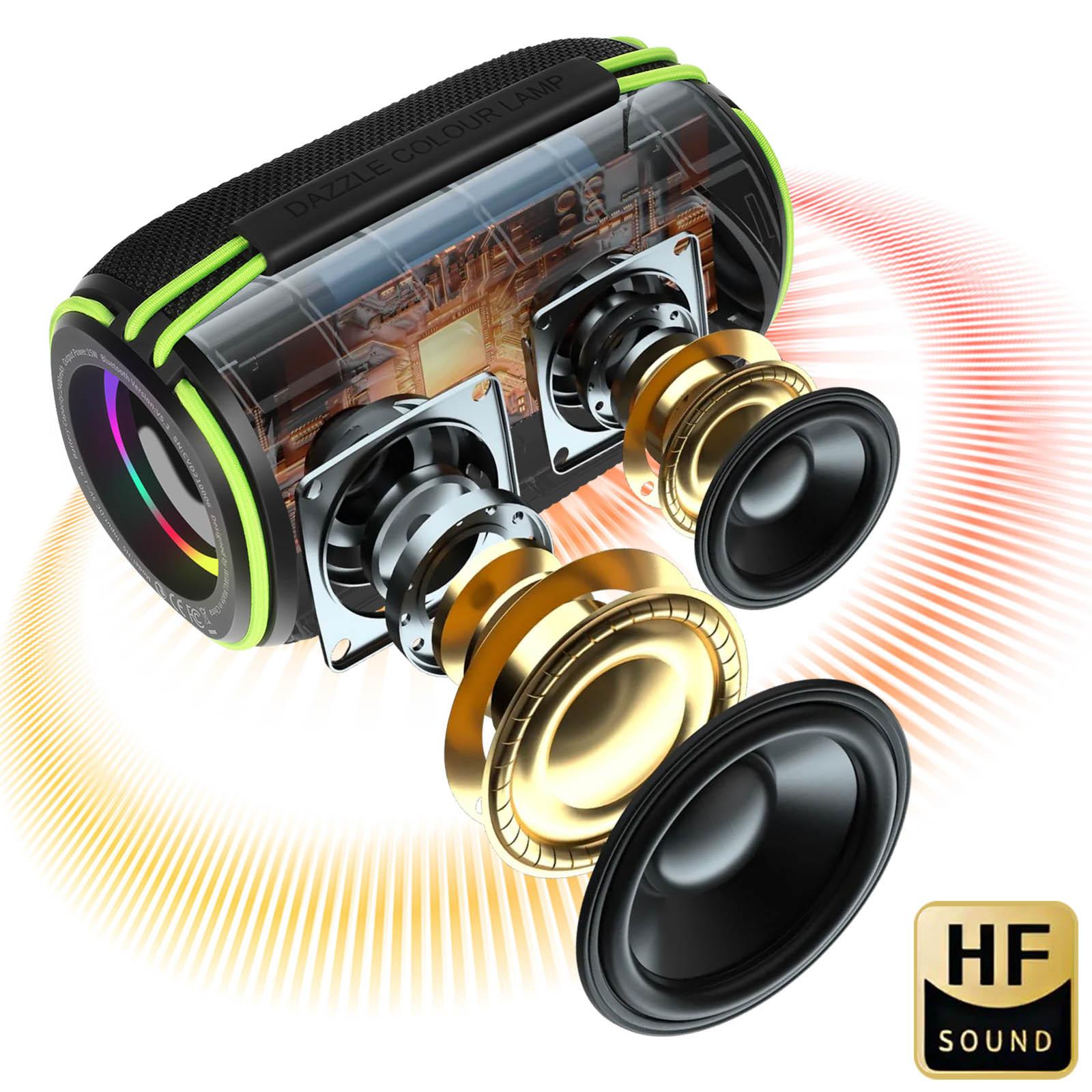 Wiwu  Enceinte Bluetooth WiWU Thunder H5 Noir 