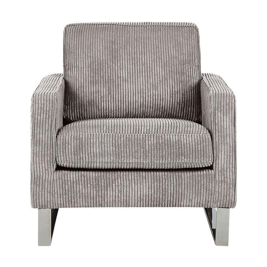 Beliani Sessel aus Cord Retro VIND  