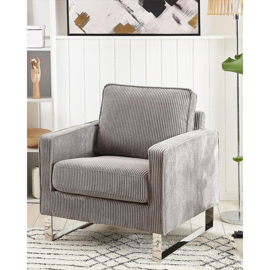 Beliani Sessel aus Cord Retro VIND  