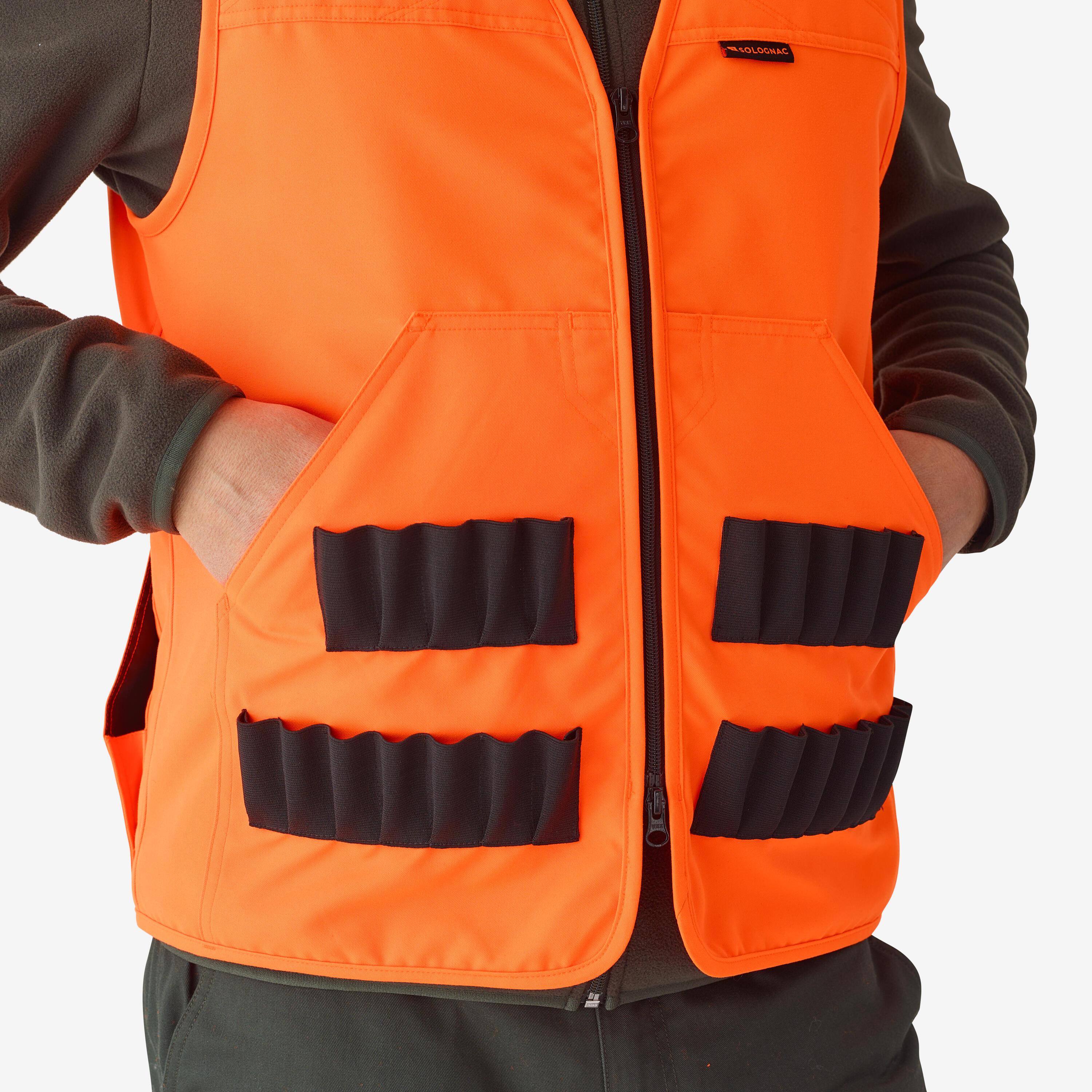 SOLOGNAC  Gilet uomo caccia poliestere 