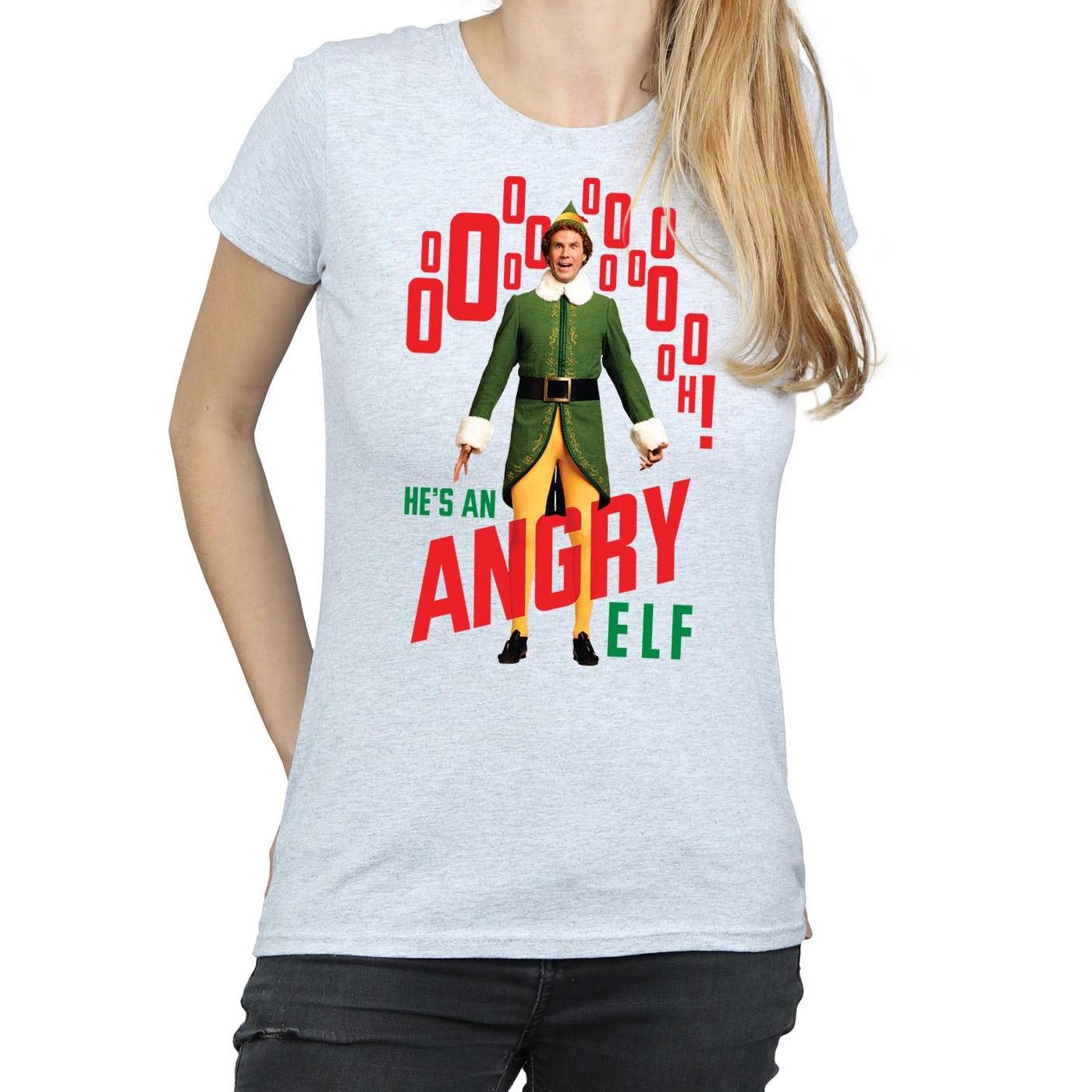 Elf Angry Bedrucktes T-Shirt  
