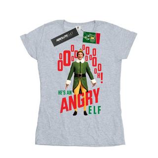 Elf Angry Bedrucktes T-Shirt  