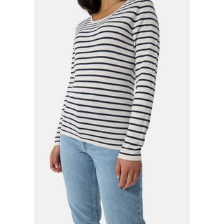 CASH-MERE.CH Cashmere Maglione Rigato Girocollo  