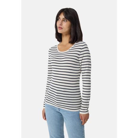 CASH-MERE.CH Cashmere Maglione Rigato Girocollo  