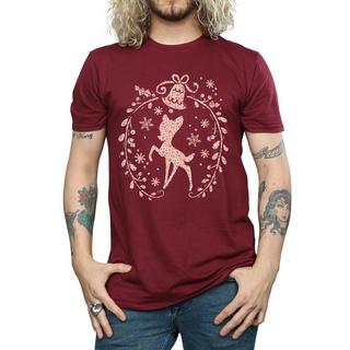 Disney Bambi T-Shirt Ghirlanda Natalizia  