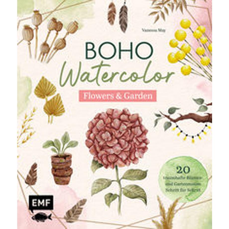 EMF Edition Michael Fischer  Boho Watercolor - Flowers & Garden 