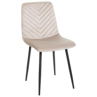 Beliani Lot de 4 chaises en Velours Moderne HAVRE  