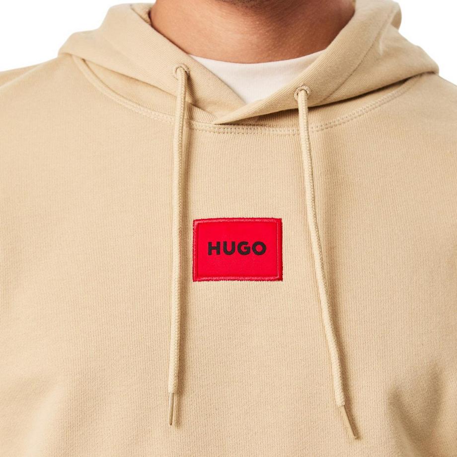 HUGO Felpa Con Cappuccio Misto Cotone  