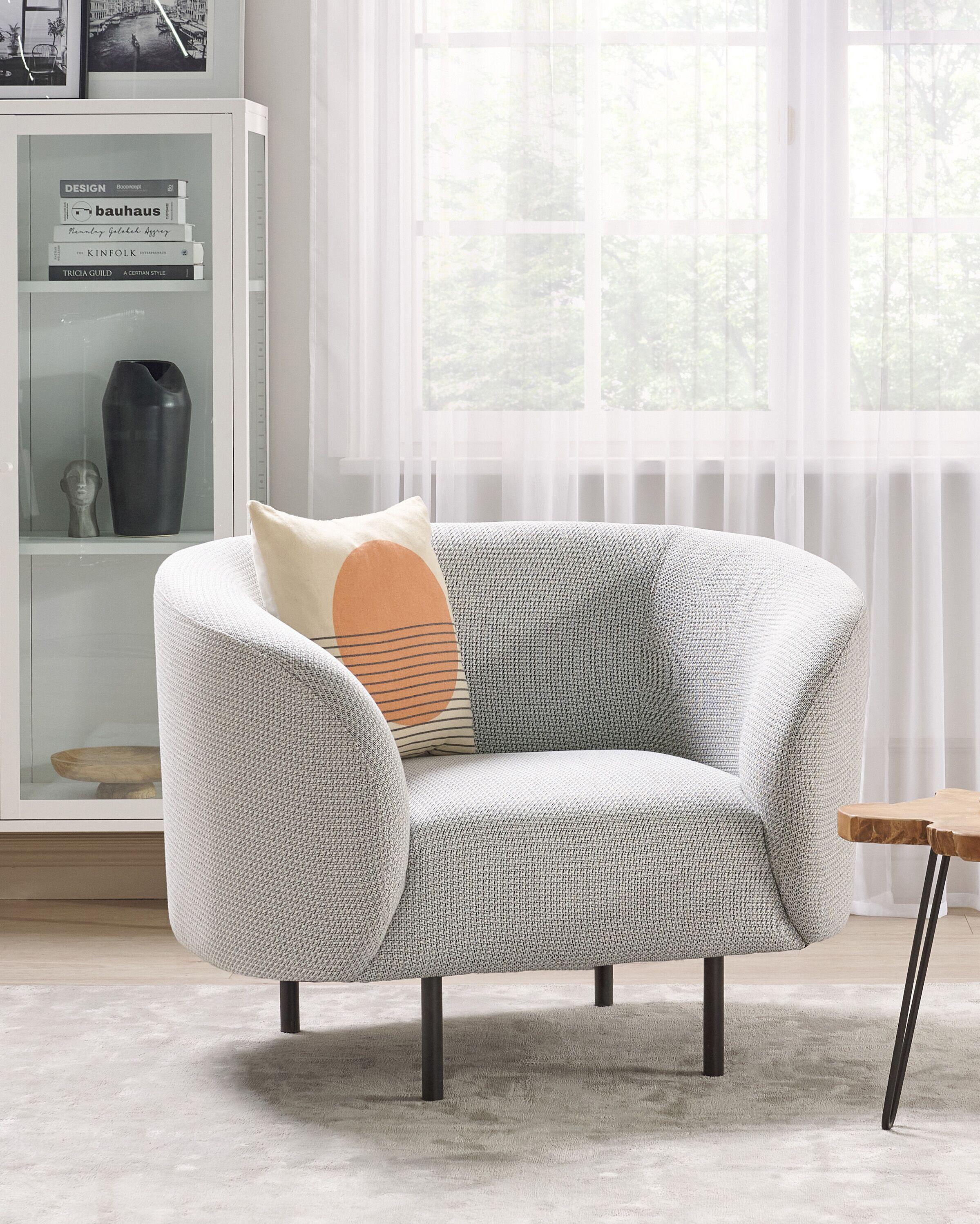 Beliani Fauteuil en Polyester Traditionnel LOEN  