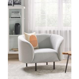 Beliani Fauteuil en Polyester Traditionnel LOEN  