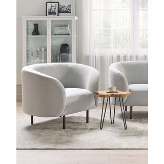 Beliani Fauteuil en Polyester Traditionnel LOEN  