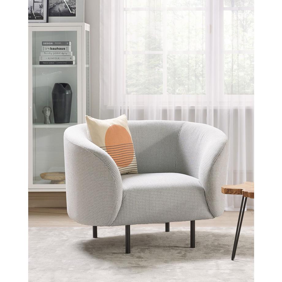 Beliani Sessel aus Stoff Klassisch LOEN  