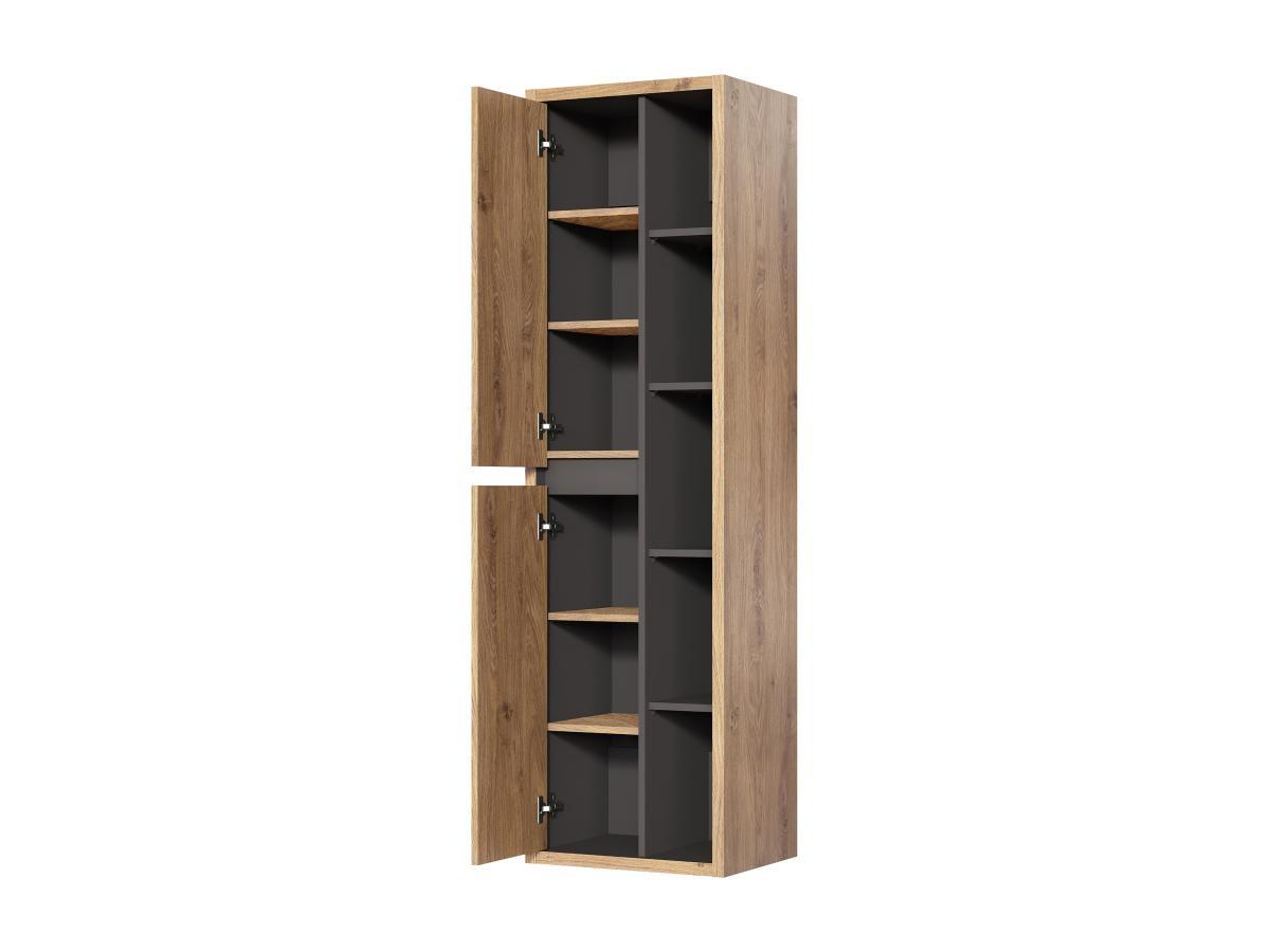 Vente-unique Colonna per bagno sospesa Naturale chiaro H170 cm - PURNAL  