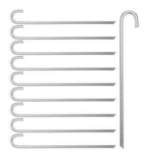 Northix  Piquets de sol, lot de 10 