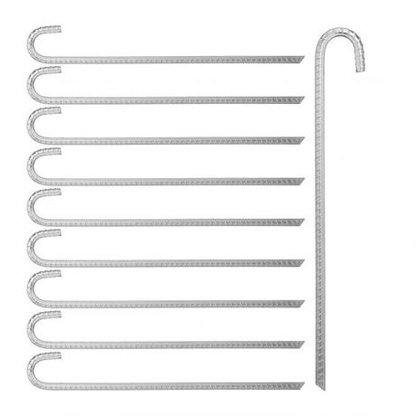 Northix  Piquets de sol, lot de 10 