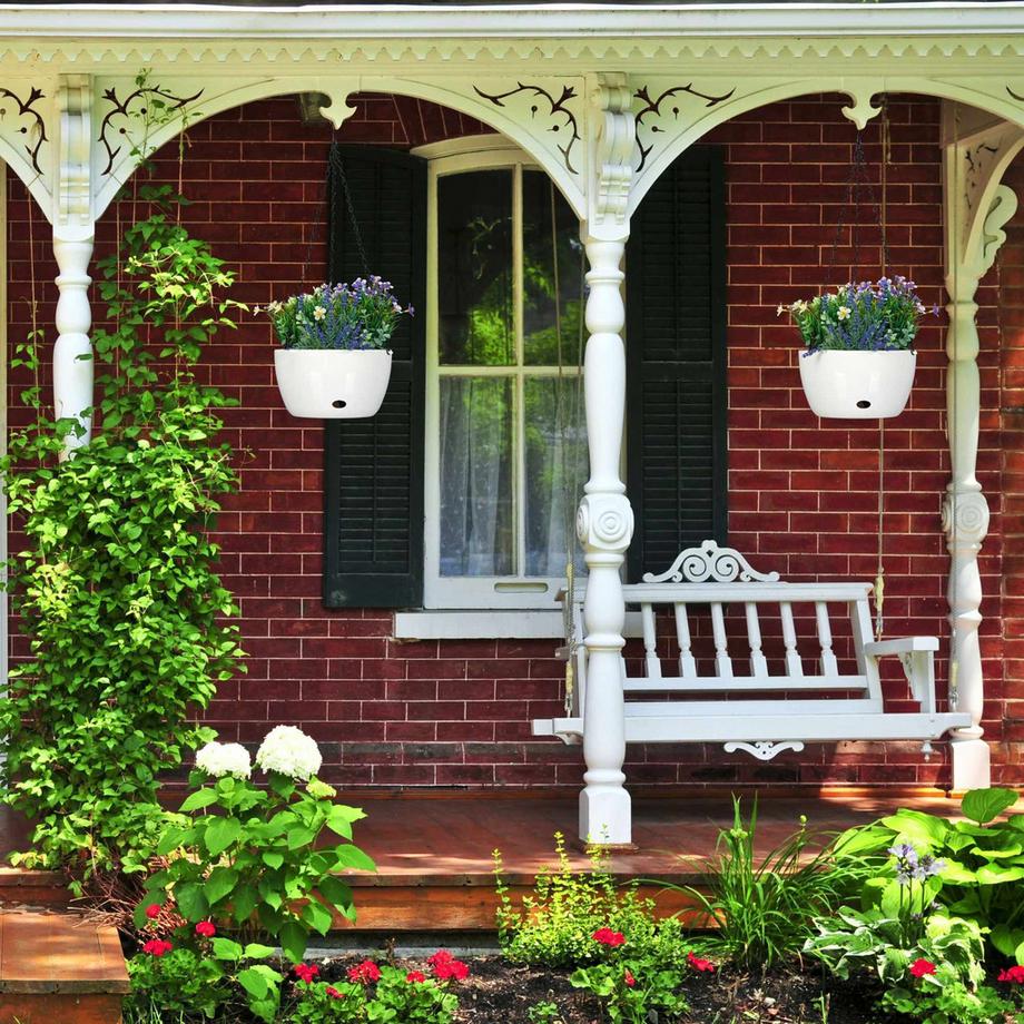 B2X 2 Hängekörbe mit Wasserbehältern - L  