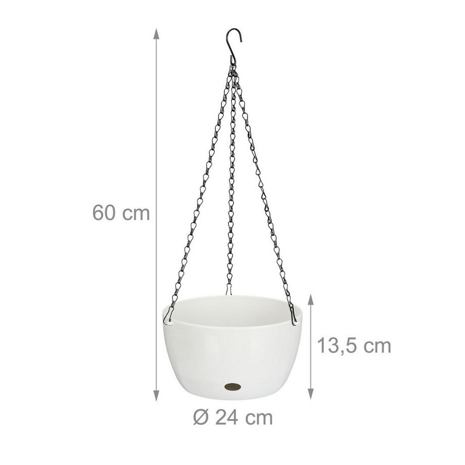 B2X 2 Hängekörbe mit Wasserbehältern - L  
