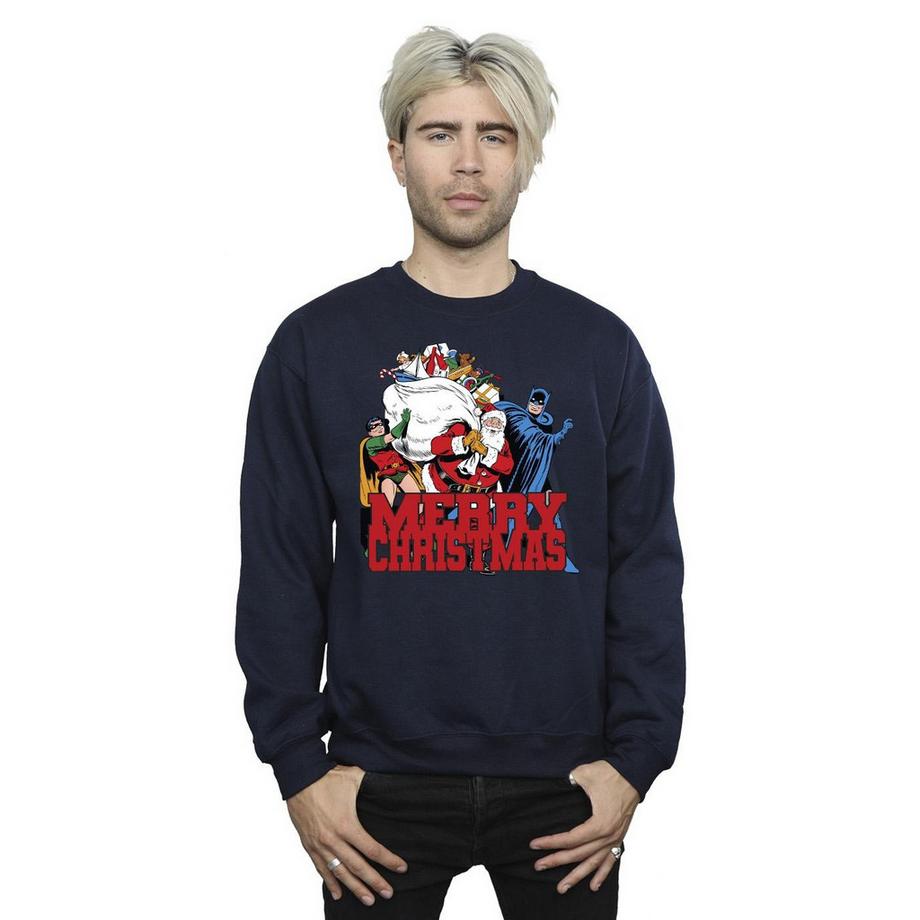 DC COMICS Merry Christmas Rundhals Sweatshirt  