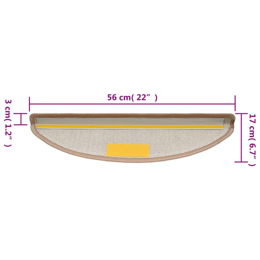 VidaXL tappetino per scale Polipropilene  