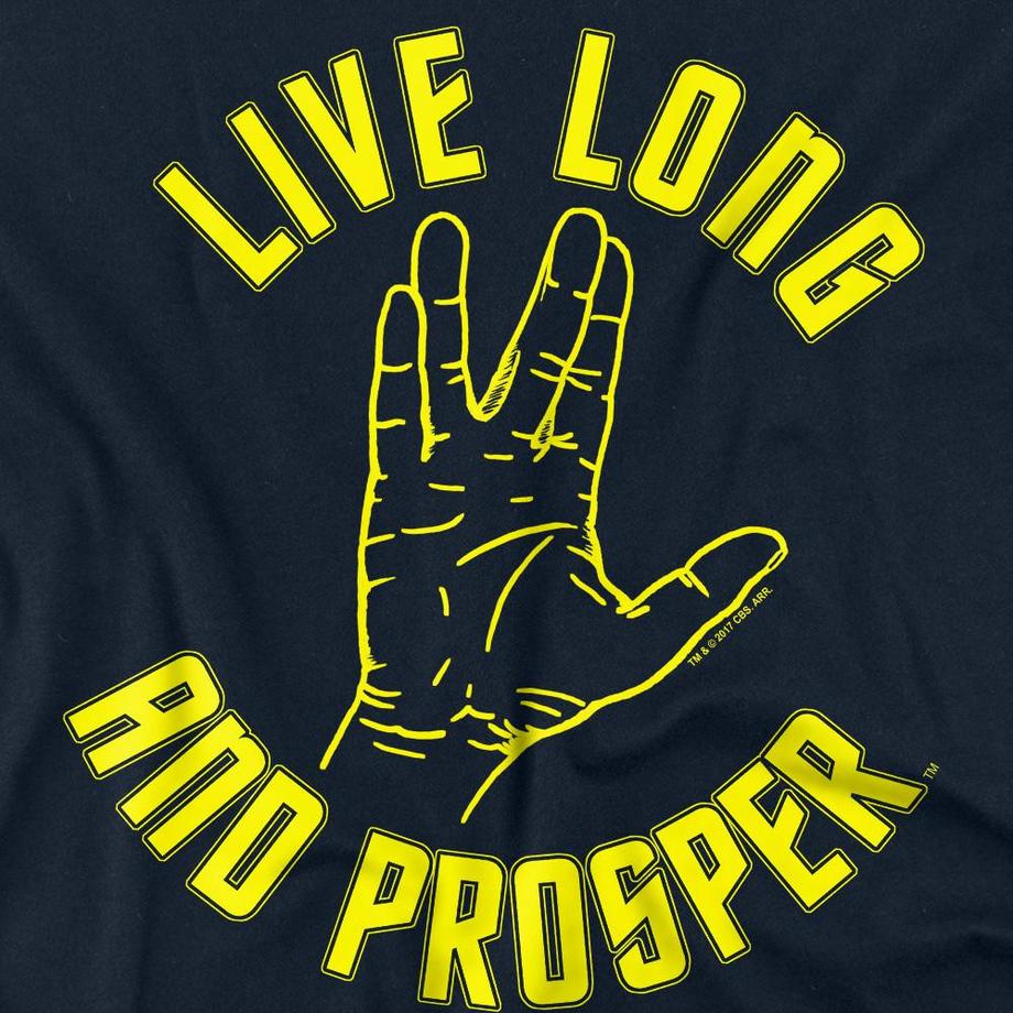 Star Trek Live Long and Prosper Langarm-T-Shirt  