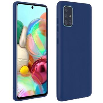 Coque Imak Silicone Galaxy A71 Bleu Nuit