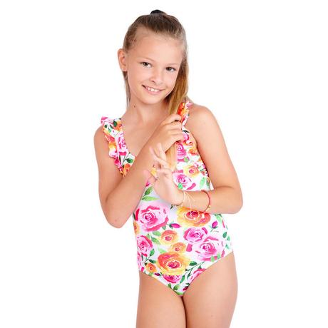 BANANA MOON  maillot de bain 1 pièce fille m tunes whitero 