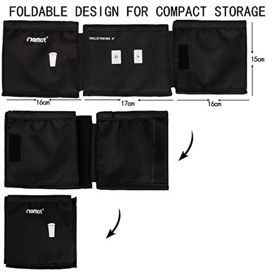 Only-bags.store Porte-Gobelet de Voyage pour Bagages Porte-Boissons Mains Libres  